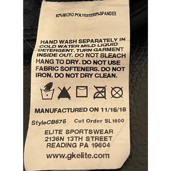 GK ELITE LOW-RISE GYMNASTIC, DANCE TIGHTS, GIRLS, CHILD SMALL, BLACK, MESH LEGS - Picture 10 of 10
